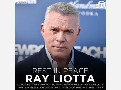 Actor Ray Liotta dead at age 67